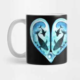 Whale Lover's Heart Mug